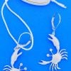 Denny Wong Whimsical Crab Earring, 14k White Gold