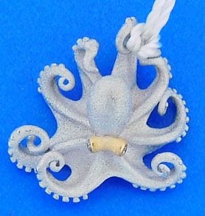 Denny Wong Octopus Pendant, Precious Silver