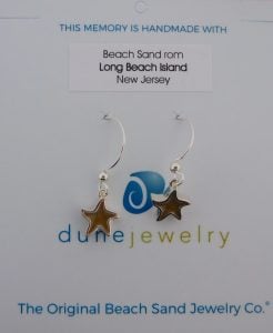 Dune Jewelry Dangle Starfish Earrings, Sterling Silver