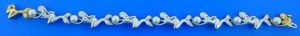 Steven Douglas Mermaid Pearl Bracelet, Sterling Silver/14k