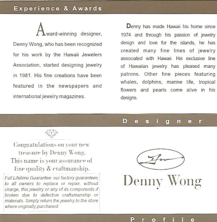 Denny Wong Plumeria Ring, 14K White Gold 3 Denny Wong Plumeria Ring, 14K White Gold