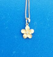 Denny Wong Plumeria Pendant, 14K Rose Gold