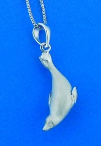 14k denny wong seal pendant