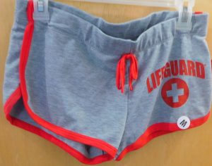 lifeguard junior shorts, heather grey, long beach island