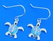 alamea sea turtle opal earrings