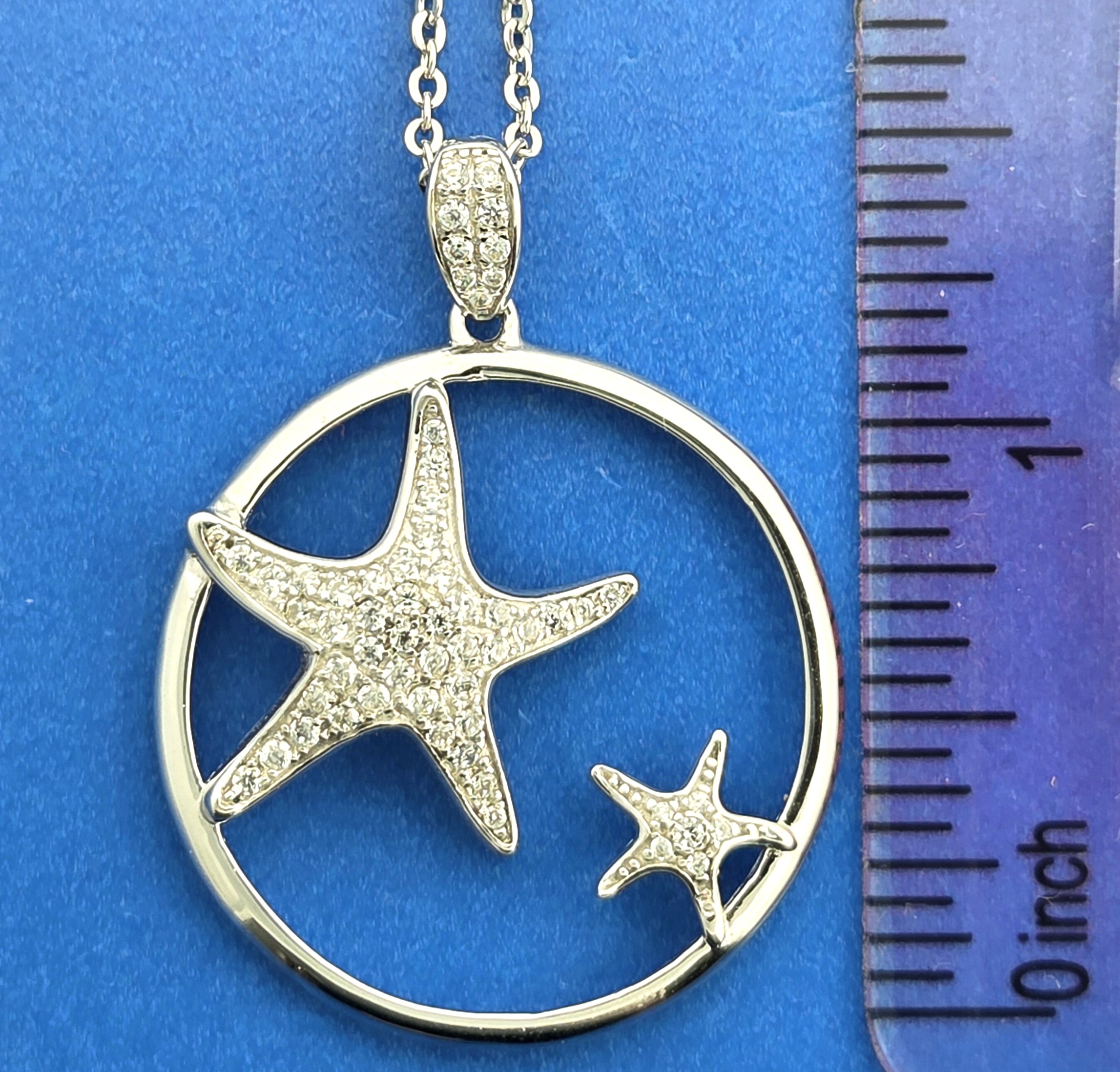 Alamea Starfish Pendant, Sterling Silver 5 Alamea Starfish Pendant, Sterling Silver - Image 5