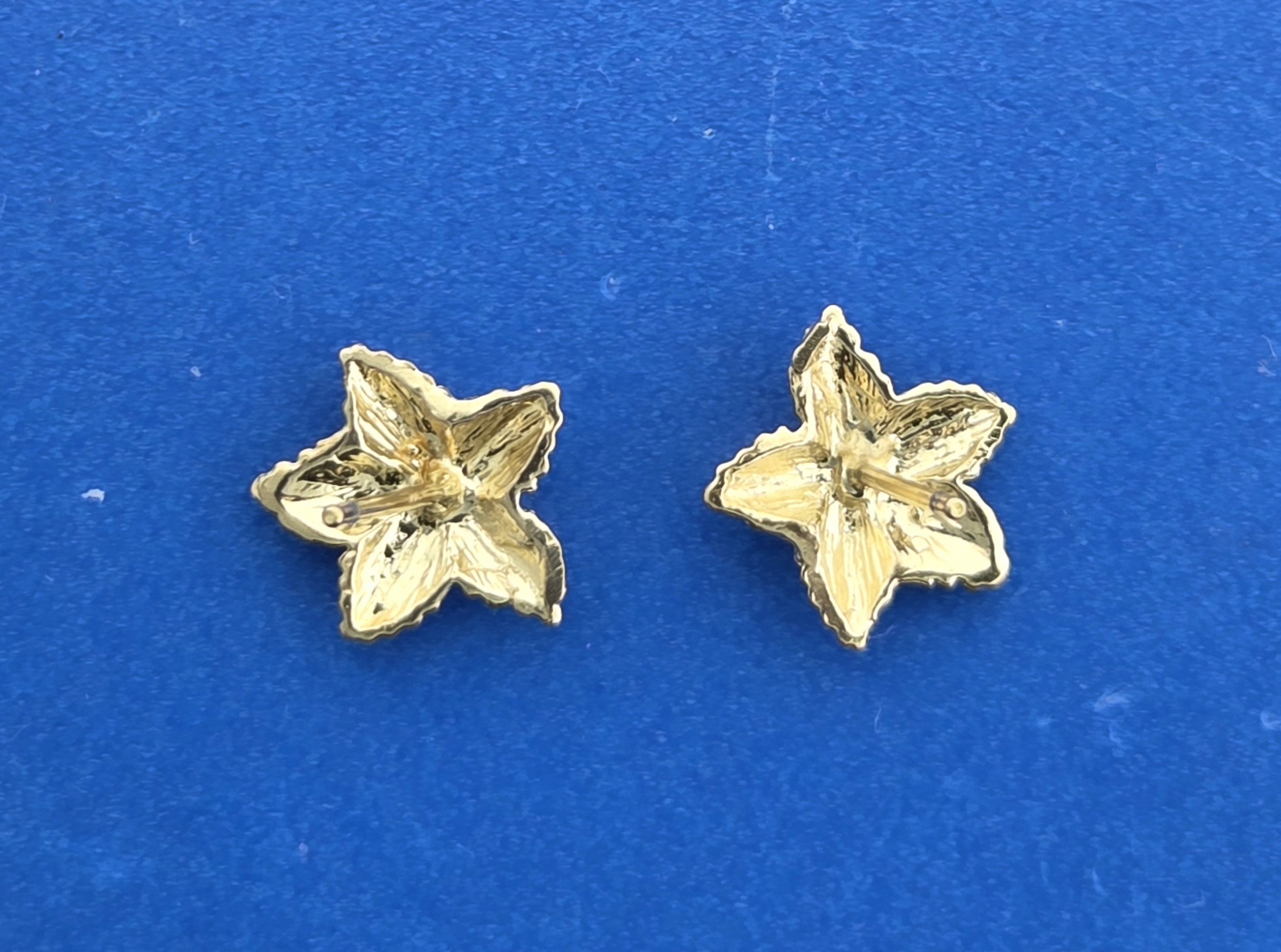 Starfish Post Earrings, 14K yellow Gold 6 Starfish Post Earrings, 14K yellow Gold - Image 6