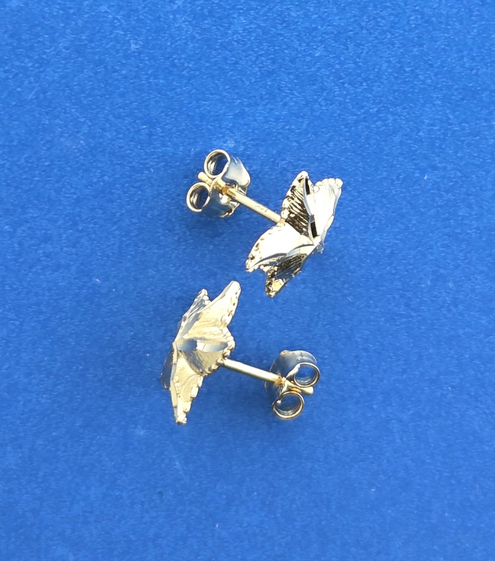 Starfish Post Earrings, 14K yellow Gold 8 Starfish Post Earrings, 14K yellow Gold - Image 8