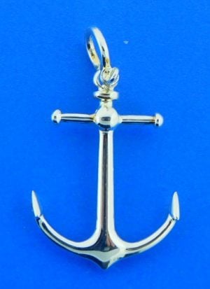 anchor sterling pendant