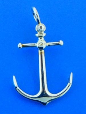 anchor sterling pendant