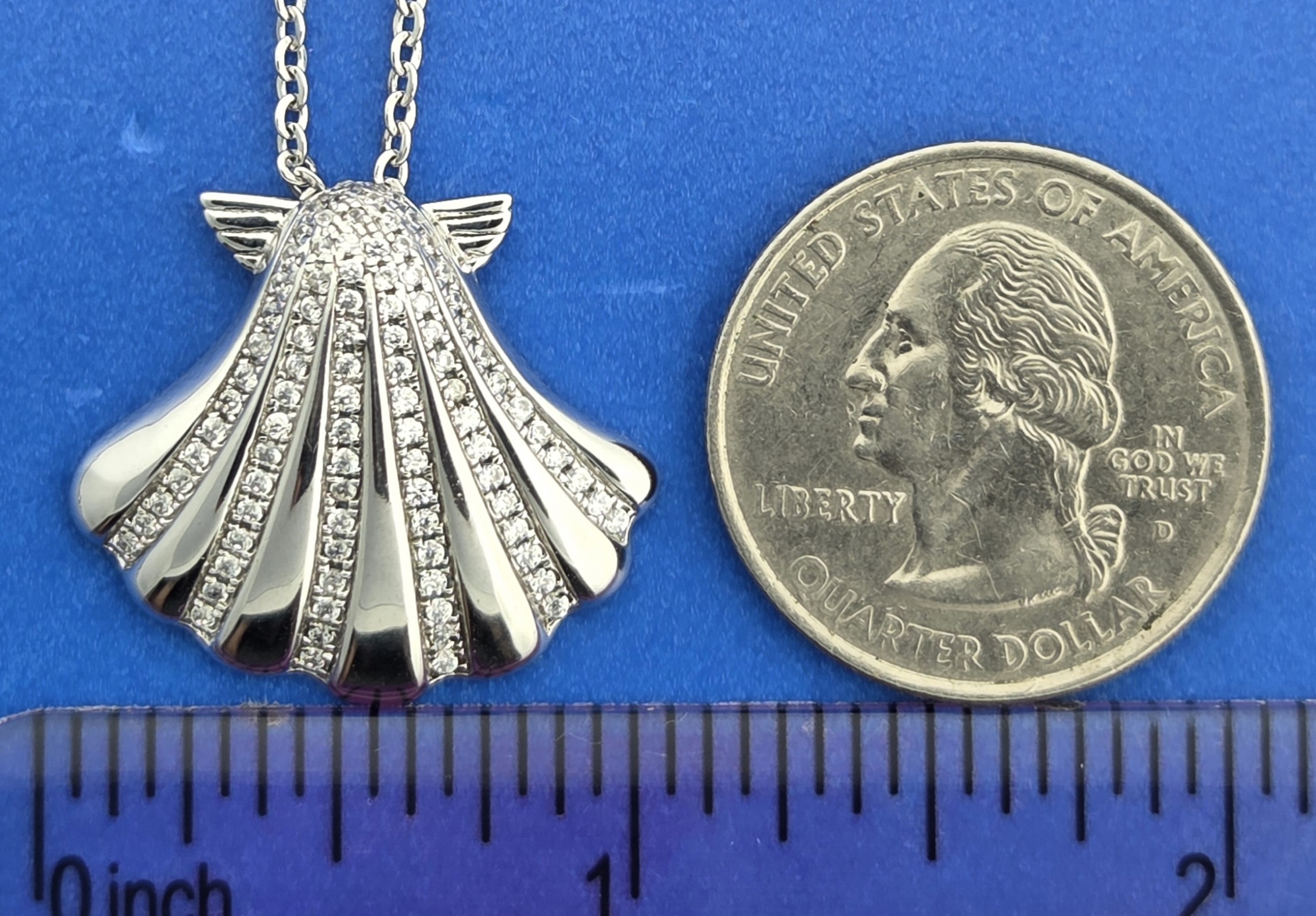 Alamea Sunrise Shell Pendant, Sterling Silver 3 Alamea Sunrise Shell Pendant, Sterling Silver - Image 3