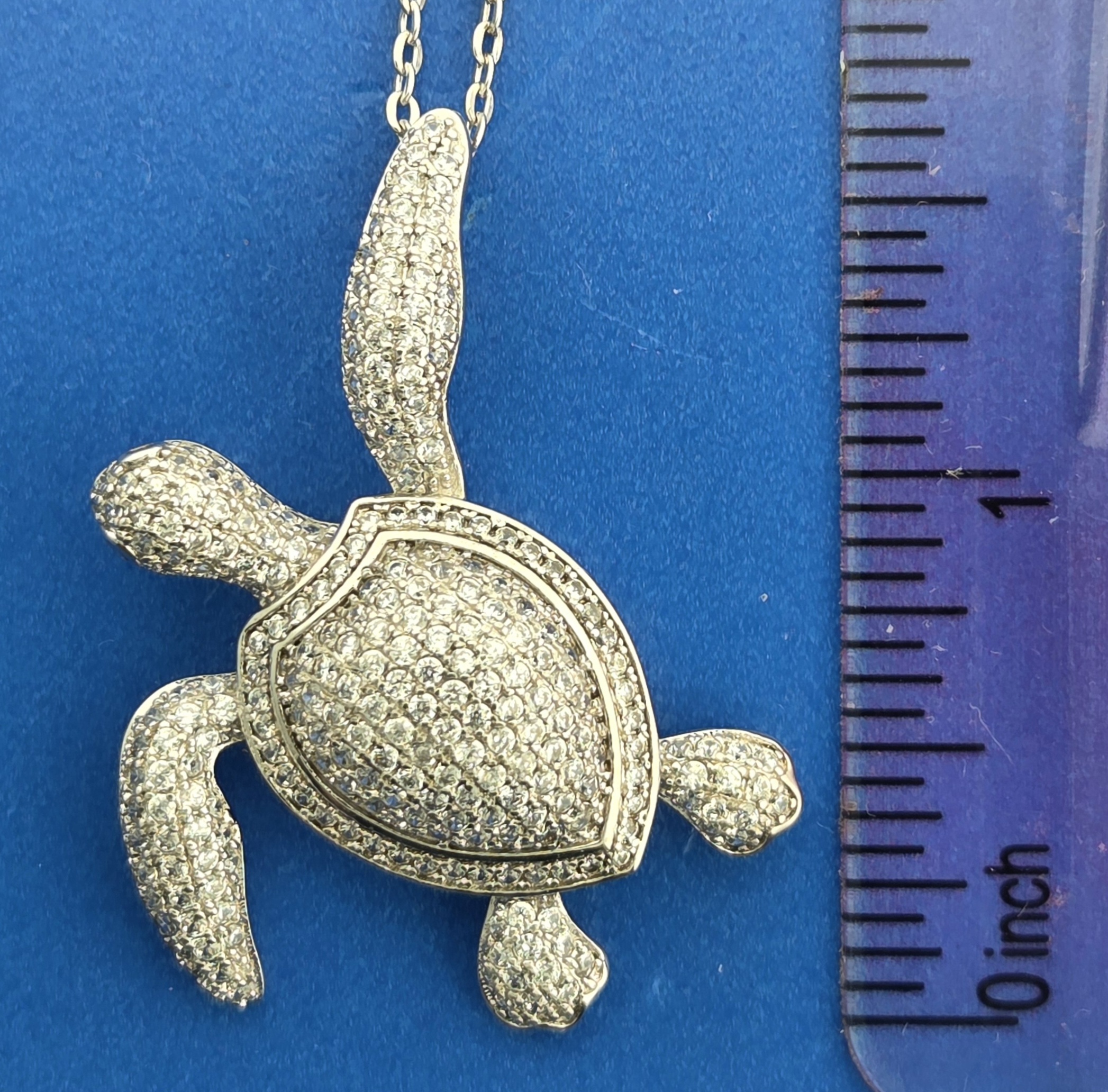 Alamea Sea Turtle Pendant, Sterling Silver 7 Alamea Sea Turtle Pendant, Sterling Silver - Image 7
