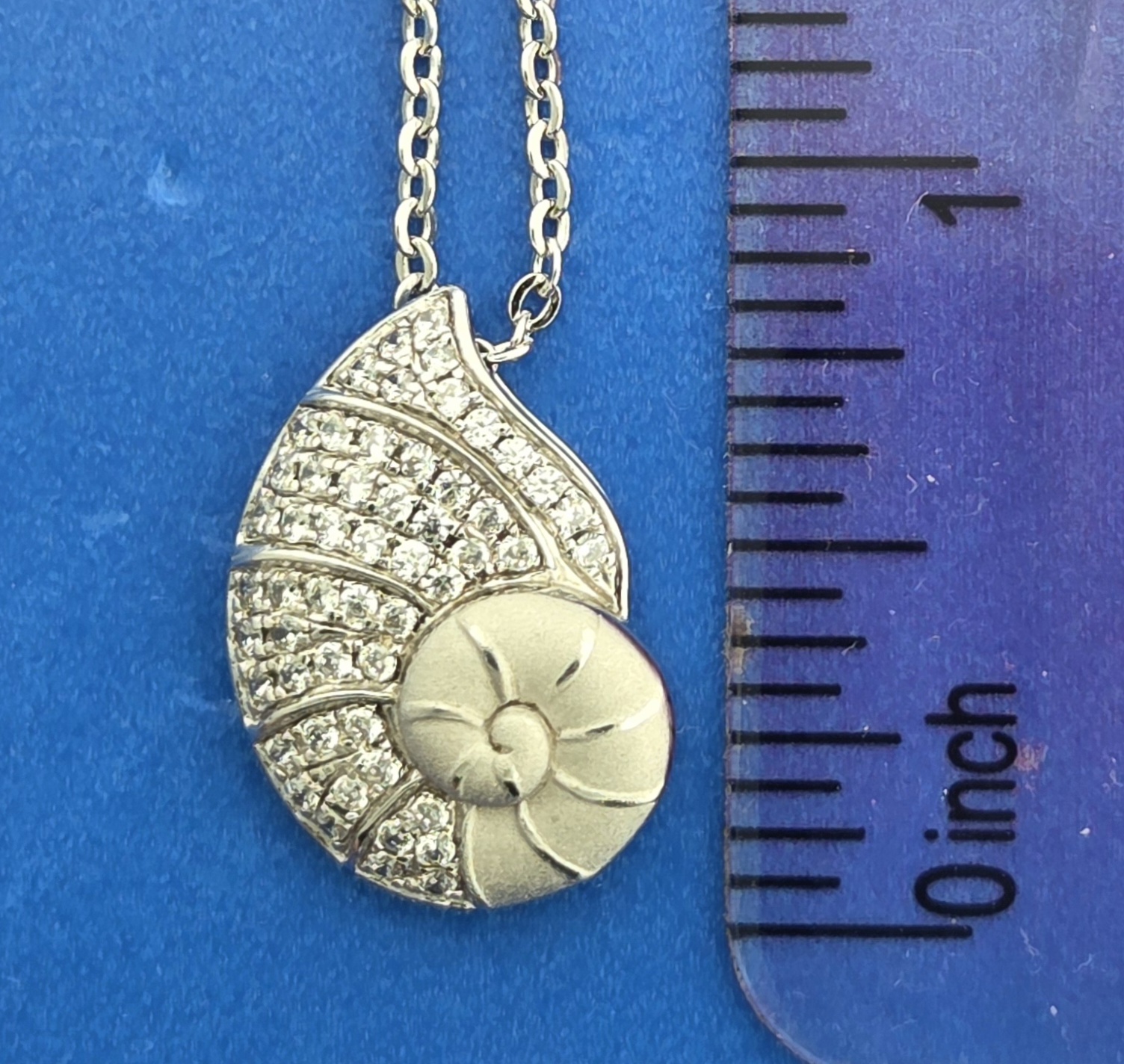 Alamea Nautilus Shell Pendant, Sterling Silver 6 Alamea Nautilus Shell Pendant, Sterling Silver - Image 6