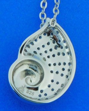 Alamea Sea Nautilus Shell Pendant, Sterling Silver