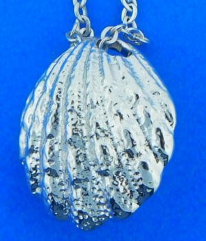 Alamea Sunrise Scallop Shell Pendant, Sterling Silver