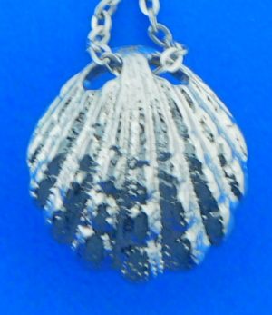 Alamea Sunrise Scallop Shell Pendant, Sterling Silver