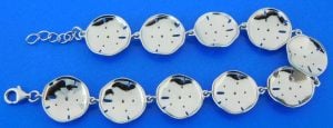 Alamea Sand Dollar Bracelet, Sterling Silver