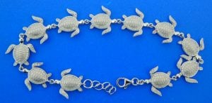 Alamea Sea Turtle Bracelet, Sterling Silver