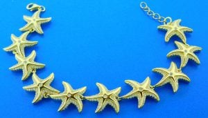 Alamea Starfish Bracelet, Sterling Silver & Gold Plated