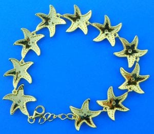 Alamea Starfish Bracelet, Sterling Silver & Gold Plated