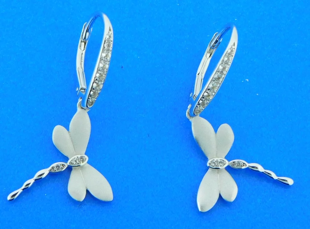 Alamea Dragonfly Earrings, Sterling Silver 3 sterling silver dragonfly dangle earrings