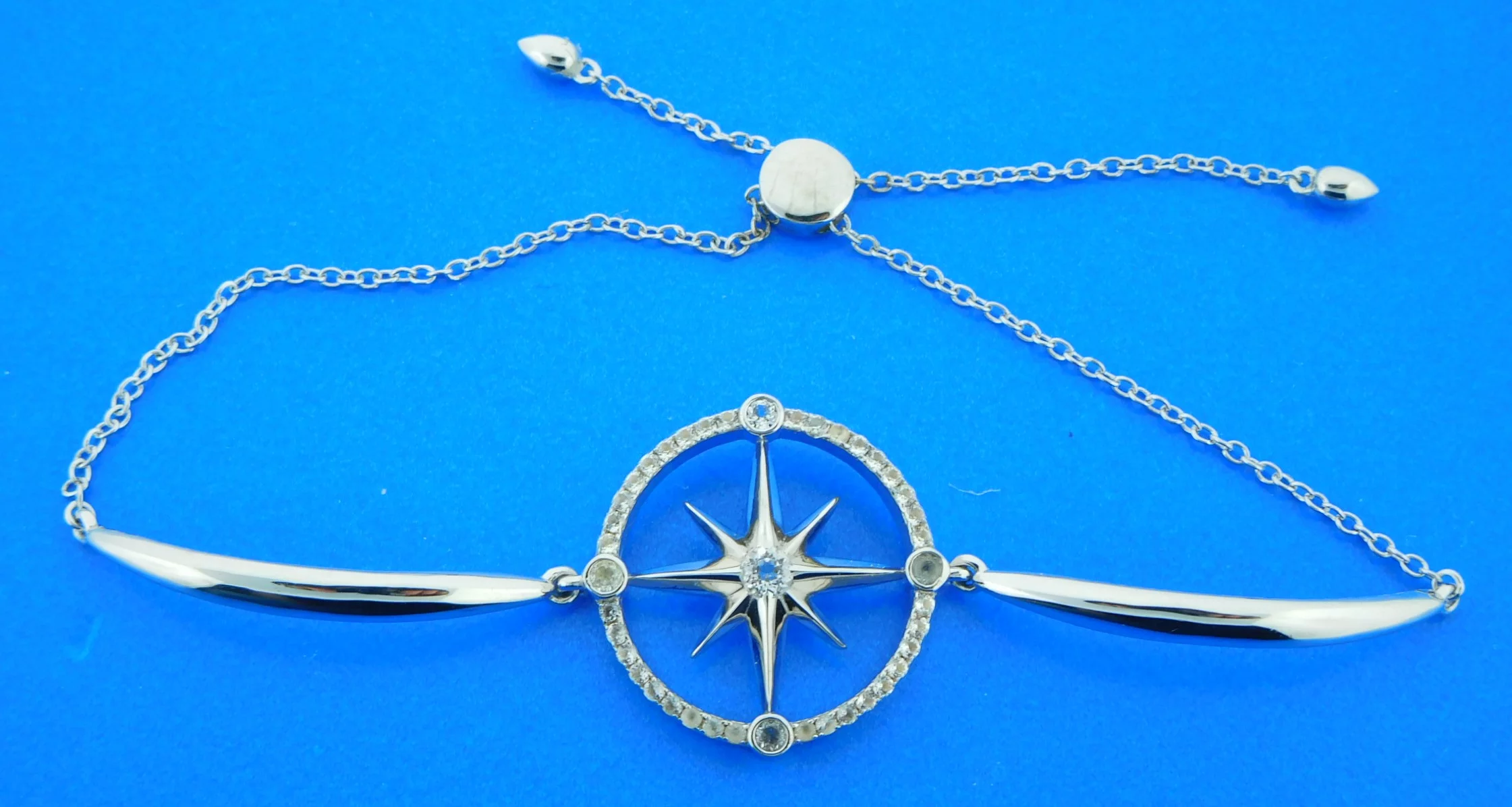 Alamea Compass Rose Bolo Bracelet, Sterling Silver 3 sterling silver compass rose bracelet