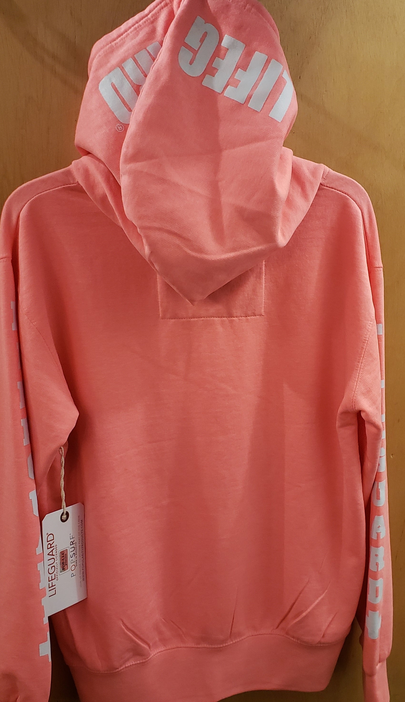 pink lifeguard hoodie