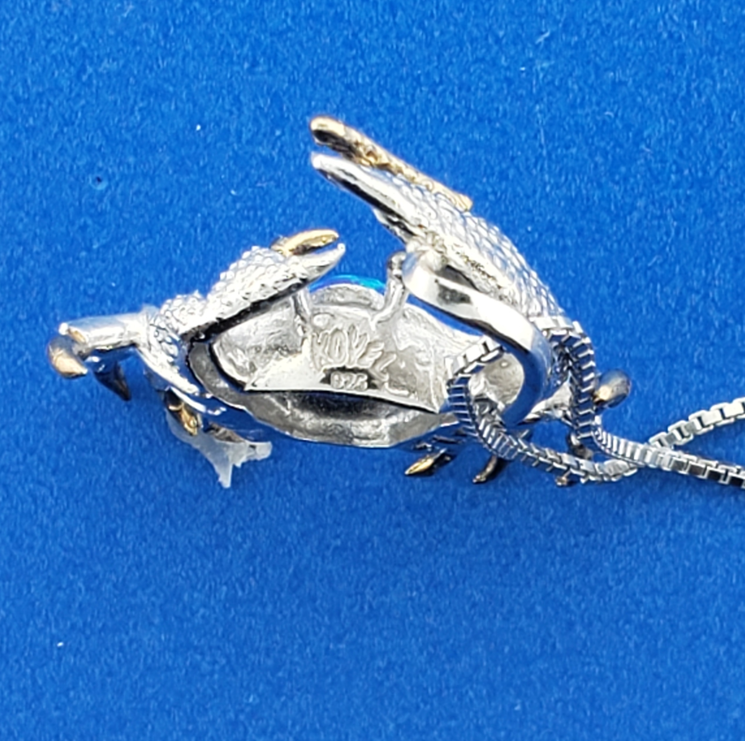 Kovel Blue Crab Pendant, Sterling Silver 6 Kovel Blue Crab Pendant, Sterling Silver - Image 6