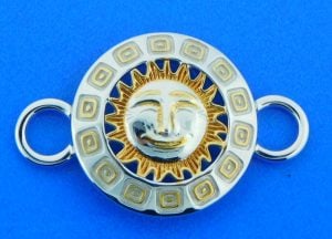 sterling silver sun bracelet topper