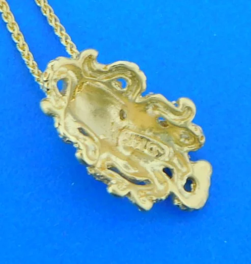 Steven Douglas Octopus Pendant, 14k Yellow Gold - Image 3