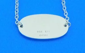 sterling silver LBI necklace