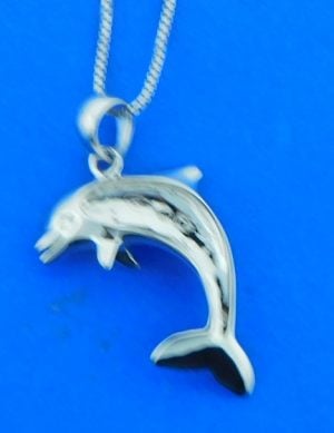 denny wong white gold dolphin pendant