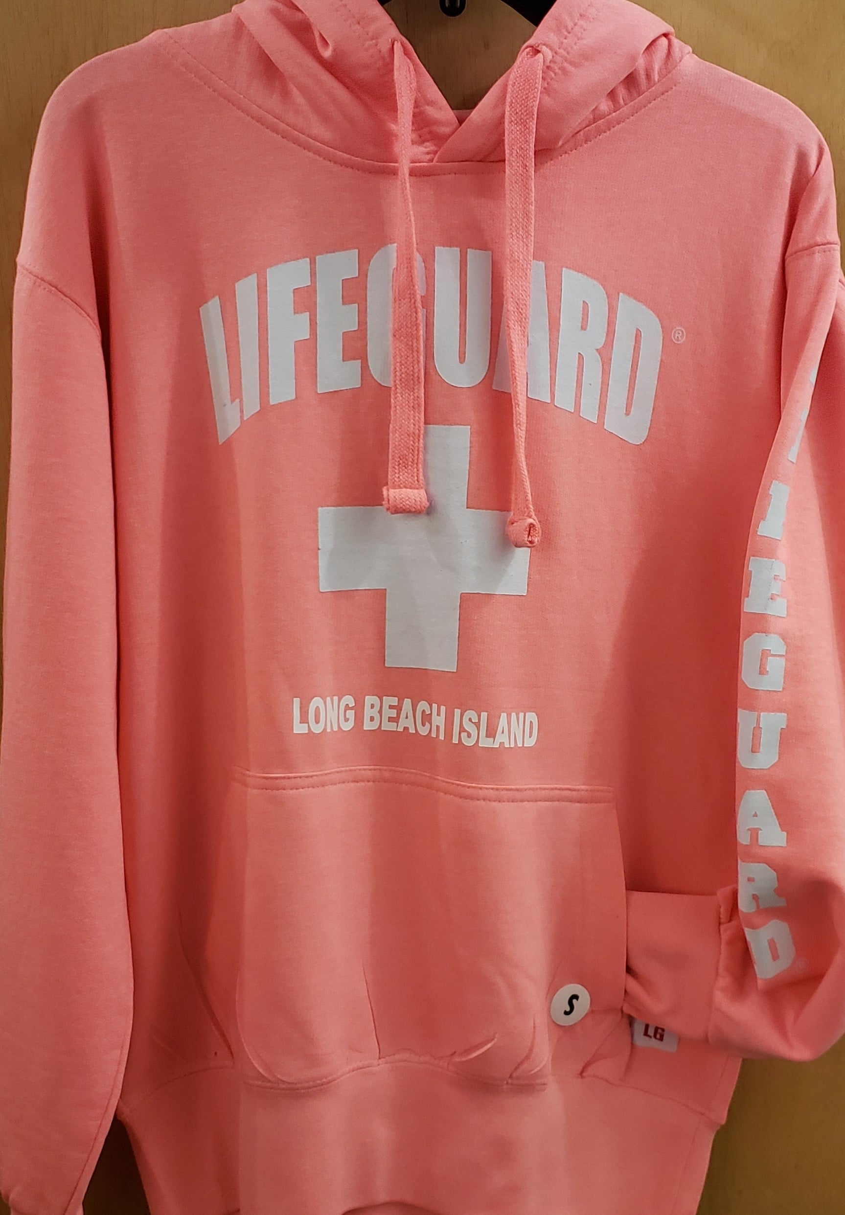 pink lifeguard hoodie