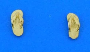 14k flip flop earrings