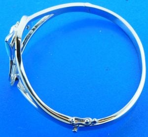 sterling silver stingray bangle bracelet
