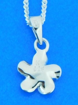 sterling silver alamea plumeria pendant