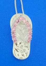 sterling silver alamea flip flop pendant