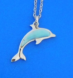 alamea dolphin larimar pendant