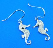 alamea sterling silver seahorse earrings