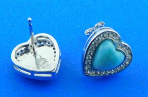 alamea larimar heart earrings