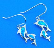 alamea sterling silver dolphin earrings