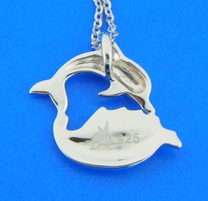 sterling silver alamea dolphin pendant