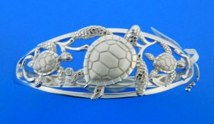 sterling silver alamea turtle bracelet