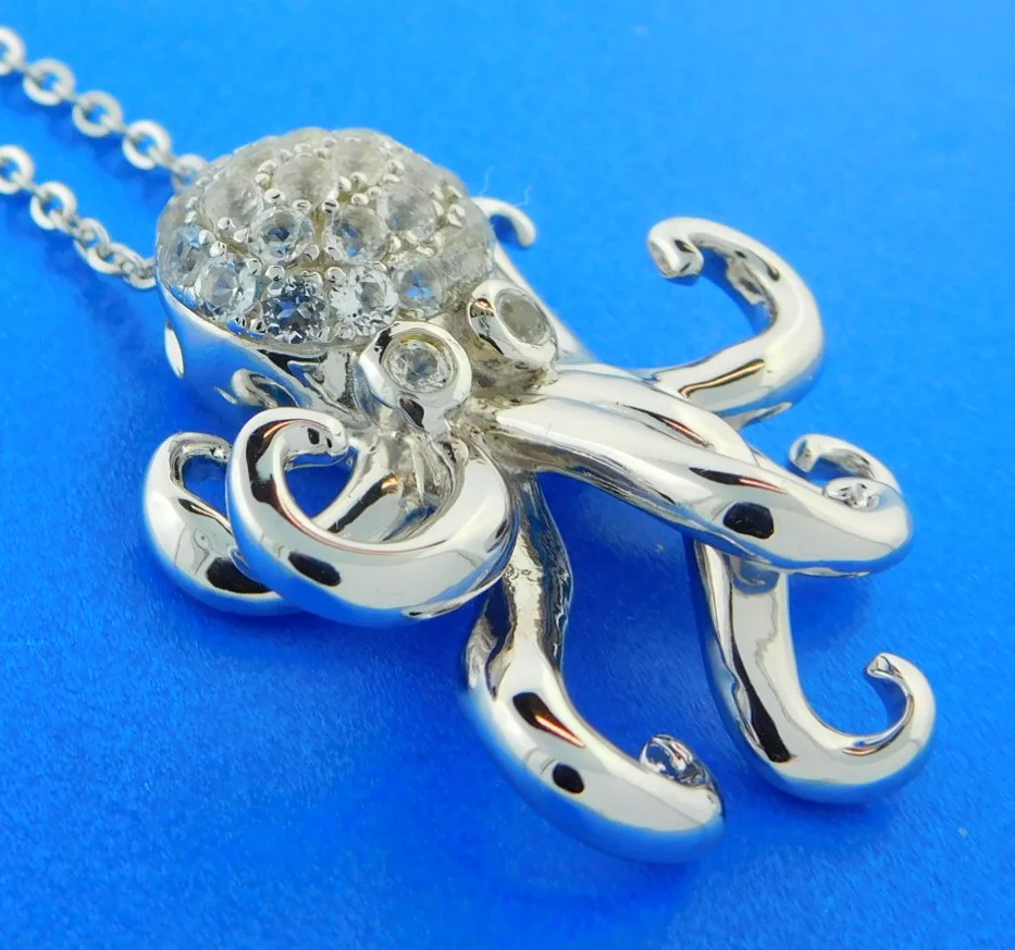 Alamea Octopus Pendant, Sterling Silver - Image 2