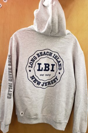 lbi ash gray hoodie