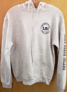 lbi ash gray hoodie