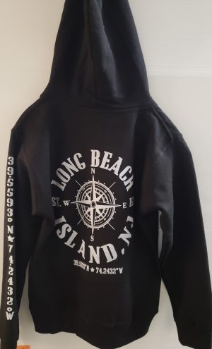 long beach island kids hoodie