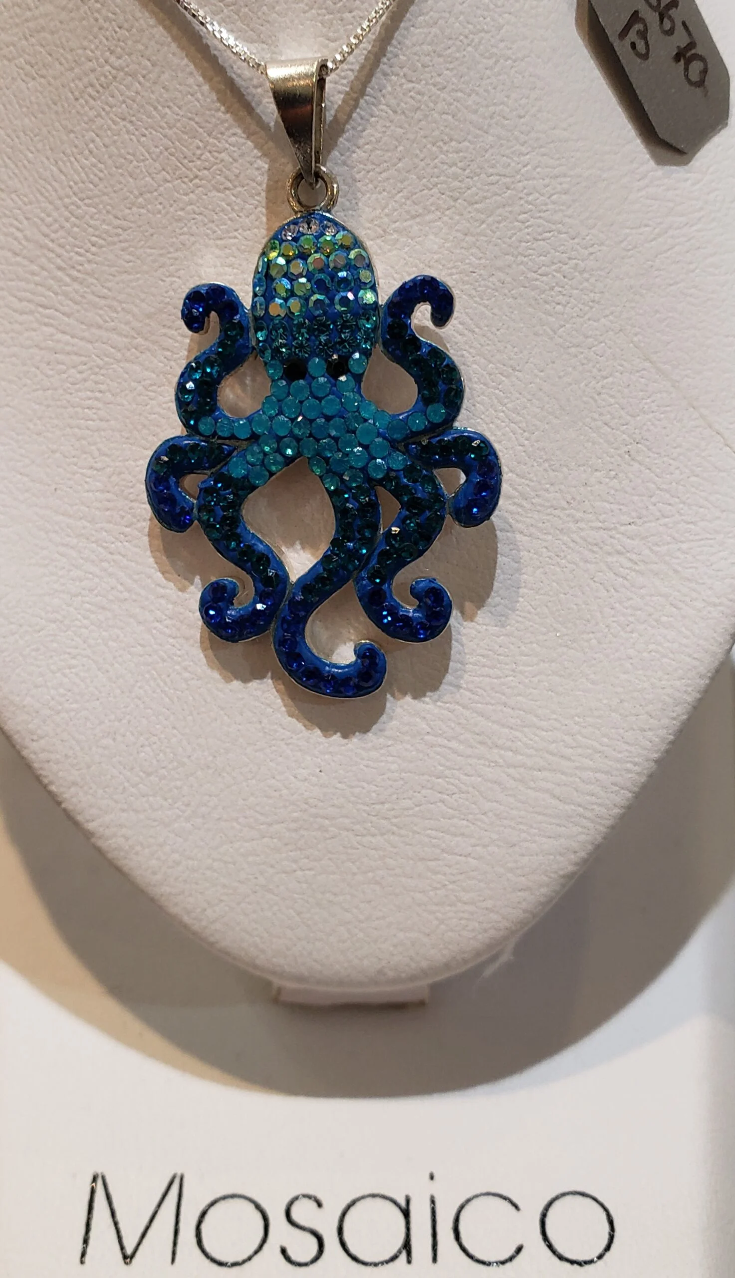 Mosaico Octopus Pendant, Sterling Silver 3 Mosaico Octopus Pendant, Sterling Silver - Image 3