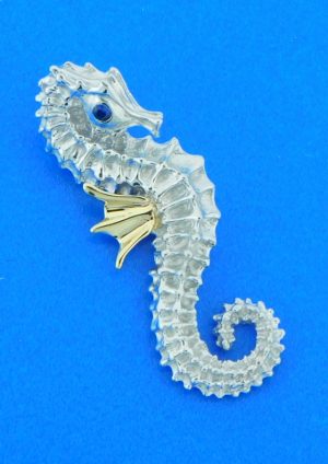 sterling silver steven douglas seahorse pendant