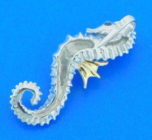 sterling silver steven douglas seahorse pendant